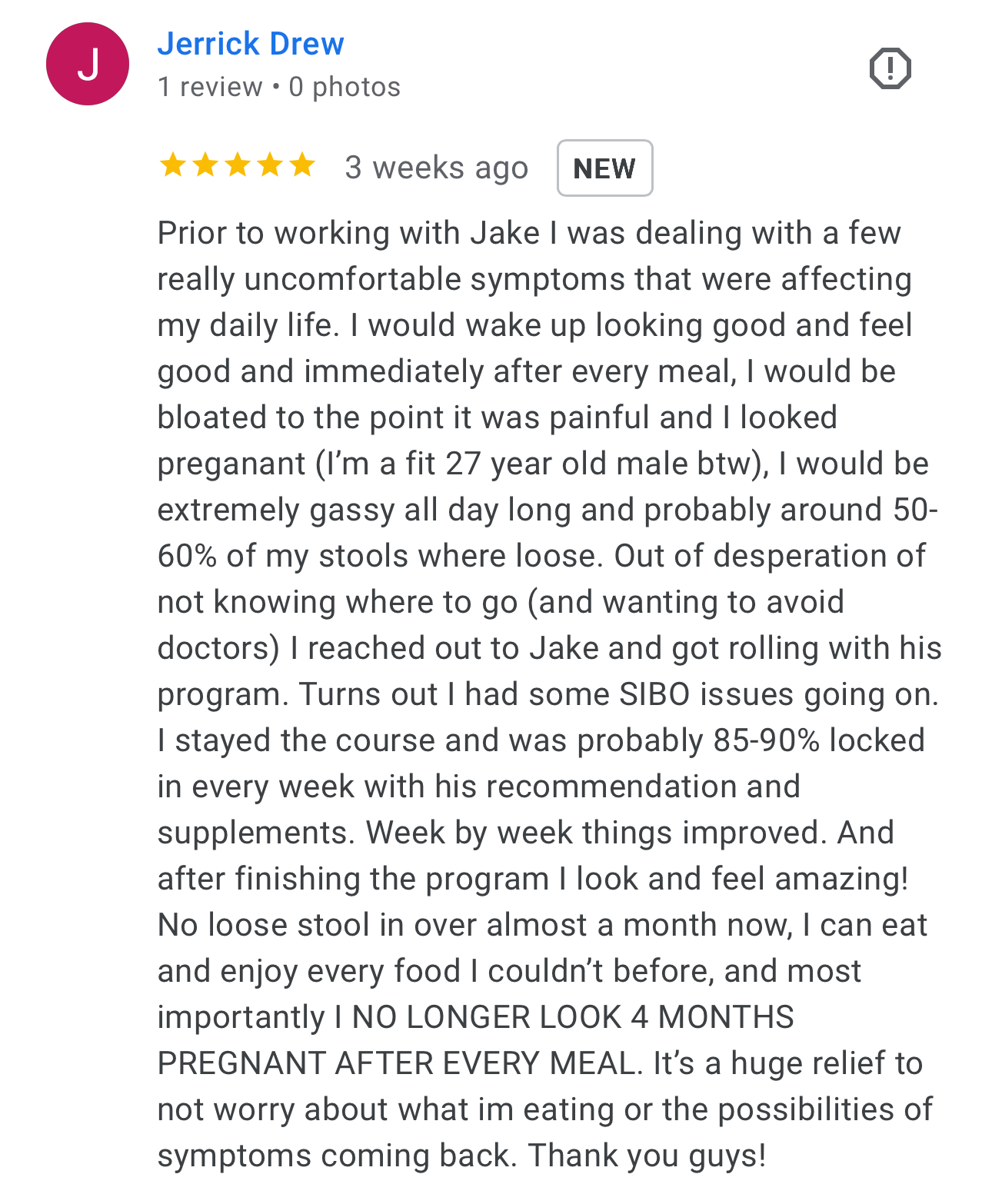 Client testimonial 22