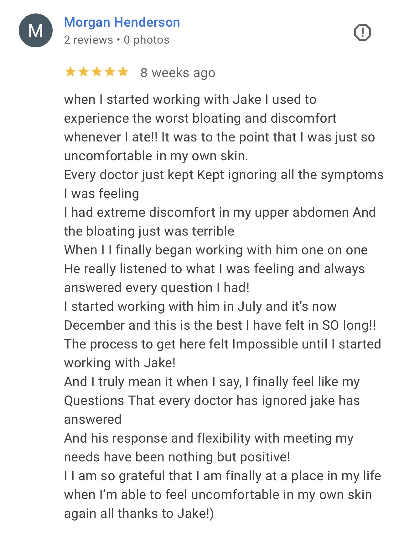 Client testimonial 3
