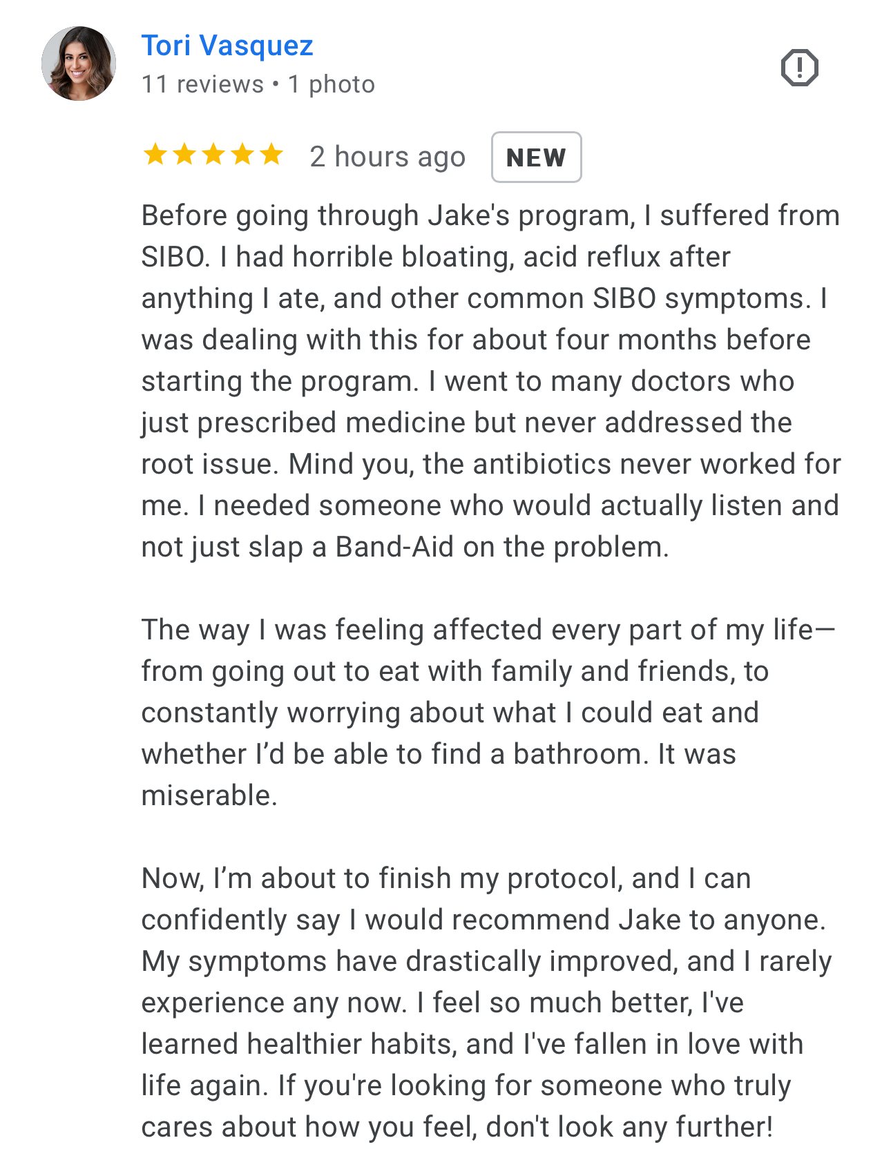Client testimonial 6